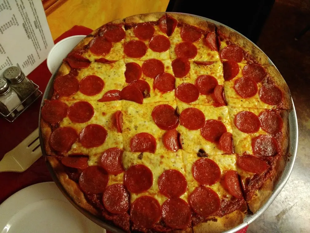 Large Pepperoni Thin Crust